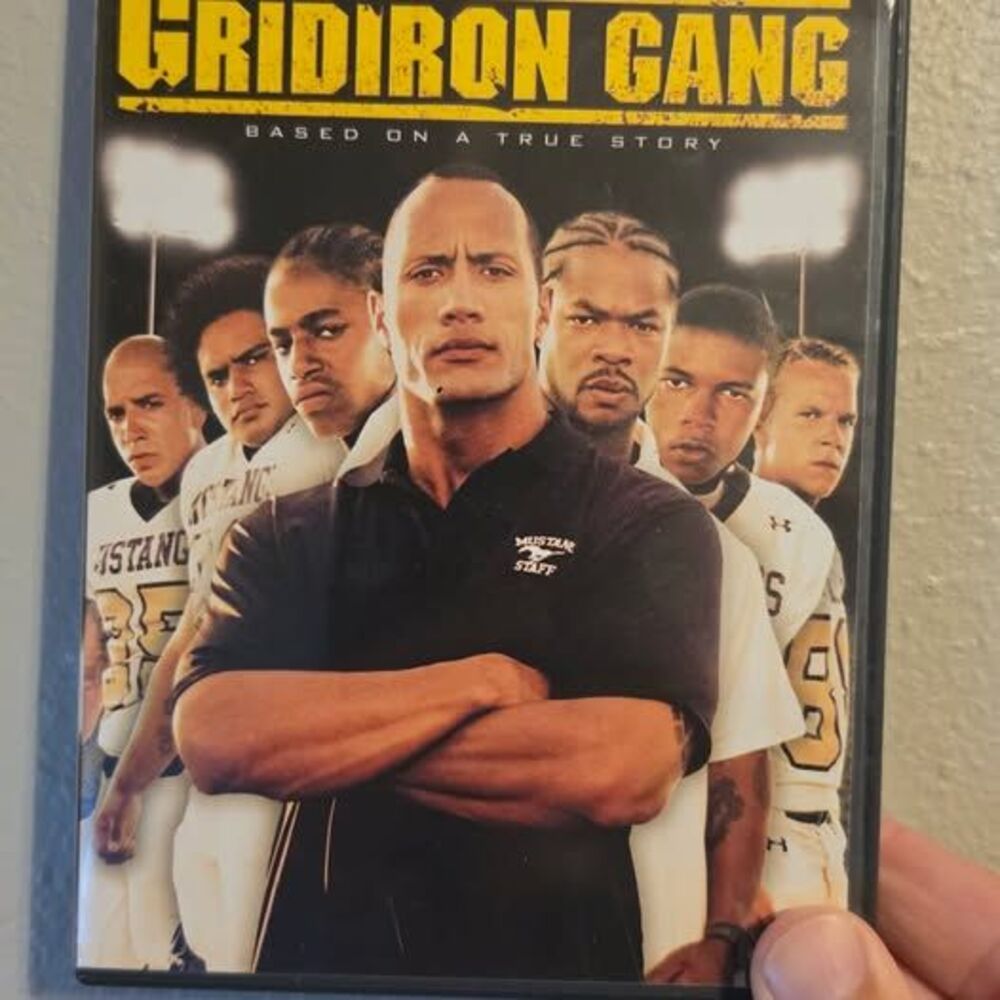 Gridiron Gang (2006) DVD, Dwayne 'The Rock' Johnson, Full Screen, Tested